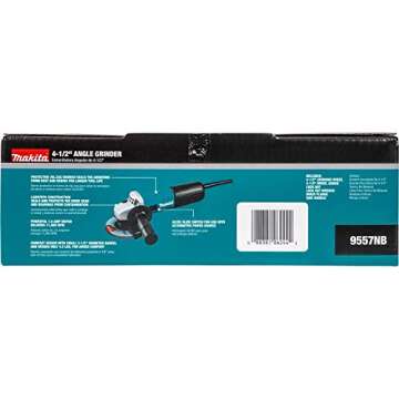 Makita 4-1/2" Angle Grinder 7.5 Amp - High Power Tool