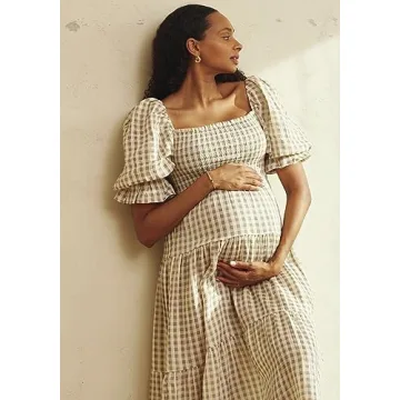 Chic Maternity Dress for Baby Showers and More