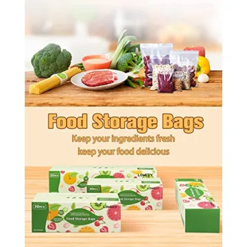 Ziplock Bag Organizer for Stylish Kitchen Storage