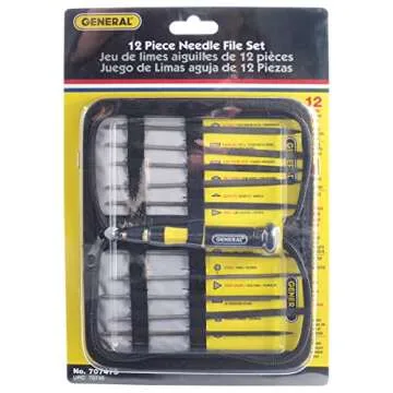 General Tools Needle File Set - 12-Piece Crafting Tool Set