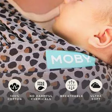 Stylish Moby Baby Wrap Carrier for Hands-Free Parenting