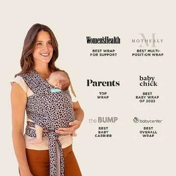 Stylish Moby Baby Wrap Carrier for Hands-Free Parenting