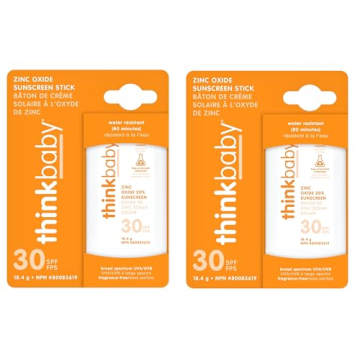 Thinkbaby Sunscreen Stick – SPF 30, Easy to Apply, Family-Friendly Protection