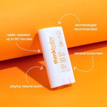 Thinkbaby Sunscreen Stick - SPF 30, Easy Application
