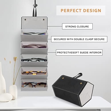 Unaone Sunglasses Organizer Case for Stylish Travel