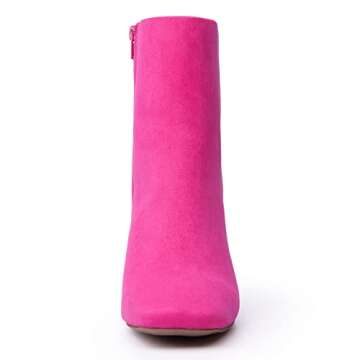 JORYA Women's Stylish Ankle Boots in Hot Pink & More