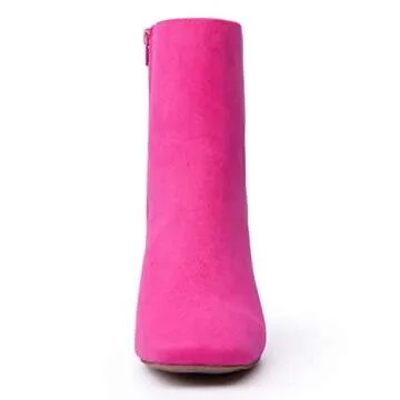 JORYA Women's Stylish Ankle Boots in Hot Pink & More