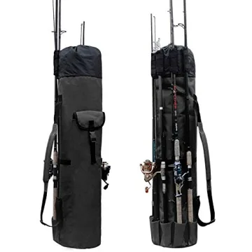 Allnice Sturdy Travel Fishing Rod Organizer for Easy Transport and Storage