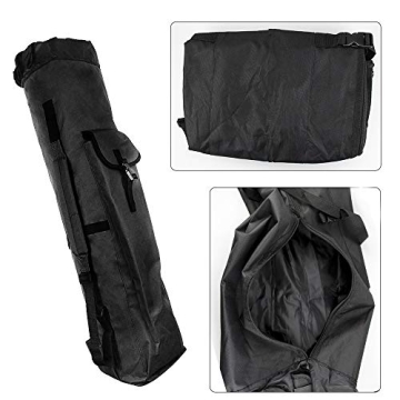 Allnice Travel Fishing Rod Organizer - Holds 5 Poles & Tackle