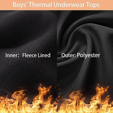 TELALEO Thermal Fleece Kids Compression Set