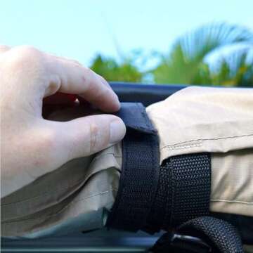 KickAss Instant Ensuite Camping Shower Tent Awning for Cars - Use on Jeep, Toyota, Great 4x4 Accessory Perfect for Camping, Off Roading, Boating, Fishing, Travel, RV's, Festivals, Road Trips