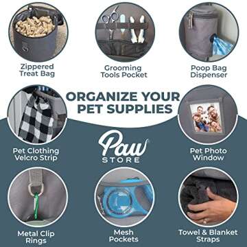 Paw Store - Pet Supplies & Accessories Over-the-Door Storage Organizer
