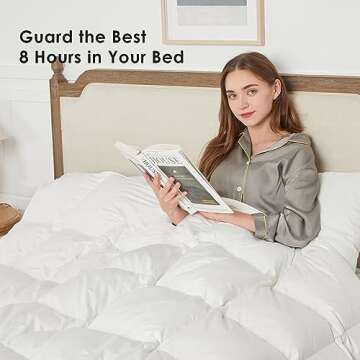 Homemate Goose Down Comforter for Year-Round Comfort
