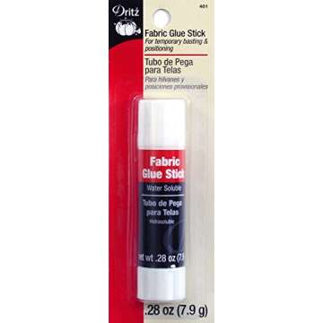Dritz 401 Fabric Sewing and Craft Glue Stick, 0.28-Ounce (2 Pack)