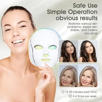 SDKWDH 7 Colorful LED Beauty Mask for Radiant Skin