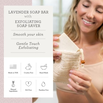 Lizush Lavender Spa Gift Set for Women - 6 Piece Relaxation