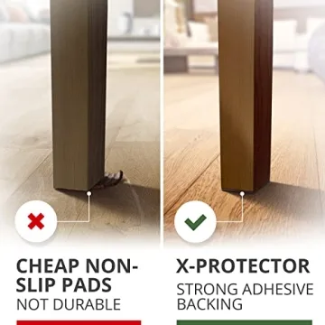 X-PROTECTOR Non Slip Furniture Pads - 24 Premium Grippers