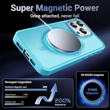 Newfuture iPhone 16 Pro Case: Magnetic, Shockproof, Stylish