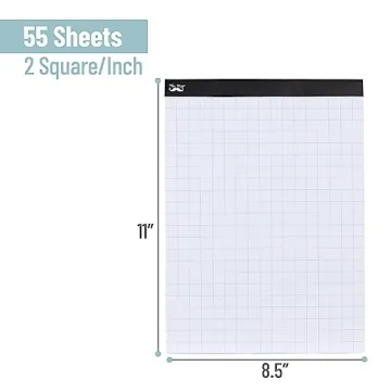 Mr. Pen Graph Paper Pad - Quality 2x2 Grid for All Uses