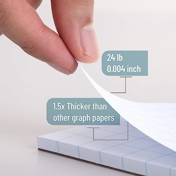 Mr. Pen Graph Paper Pad - Quality 2x2 Grid for All Uses