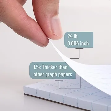Mr. Pen Graph Paper Pad - Quality 2x2 Grid for All Uses