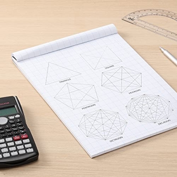 Mr. Pen Graph Paper Pad - Quality 2x2 Grid for All Uses