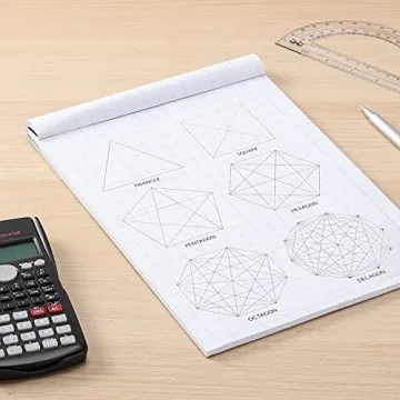 Mr. Pen Graph Paper Pad - Quality 2x2 Grid for All Uses