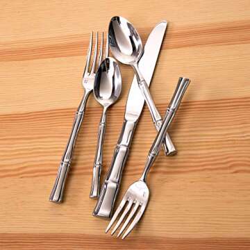 Fortessa Royal Pacific 18/10 Stainless Steel Flatware Set