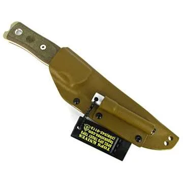 Tops B.O.B. Brothers of Bushcraft Survival Knife - BROS-TAN (Coyote Tan)