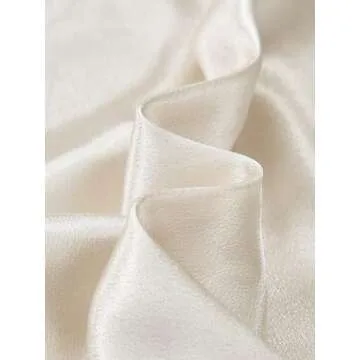 Elegant Ruffle Trim Silk Satin Long Skirt for Parties