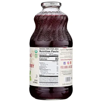 Lakewood Organic Cranberry Juice, Pure Fresh Pressed 32 Fl Oz