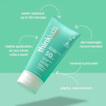 Thinksport Kids SPF 50+ Mineral Sunscreen for Safe Play