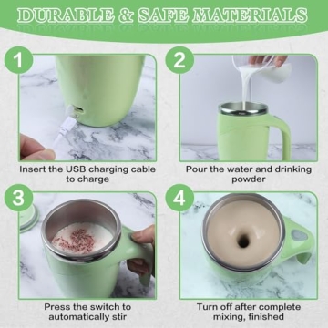 Self Stirring Mug - Rechargeable & Portable Mixing Cup