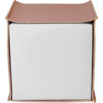 Carrotez Modern PU Leather Tissue Box Cover - Peach Pink
