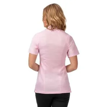Chef Works Women's Springfield Chef Coat - Pink - Lightweight & Breathable