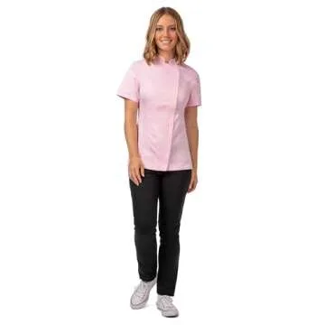 Chef Works Women's Pink Springfield Chef Coat for Chefs