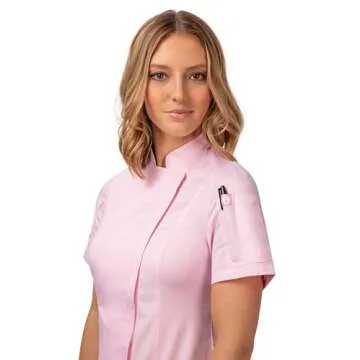 Chef Works Women's Pink Springfield Chef Coat for Chefs