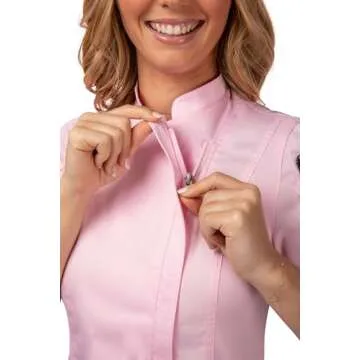 Chef Works Women's Pink Springfield Chef Coat for Chefs