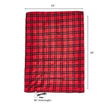 Heated Car Blanket - 12-Volt Electric Blanket for Car, Truck, SUV, or RV - Portable Heated Throw - C...