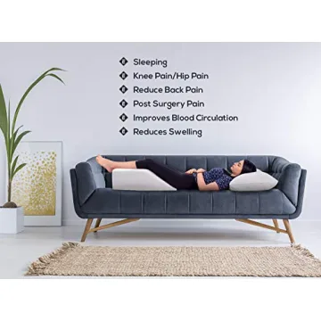 Ebung Memory Foam Leg Elevation Pillow for Pain Relief & Comfort