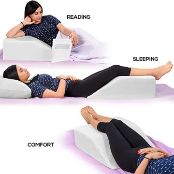 Ebung Memory Foam Leg Elevation Pillow for Pain Relief & Comfort