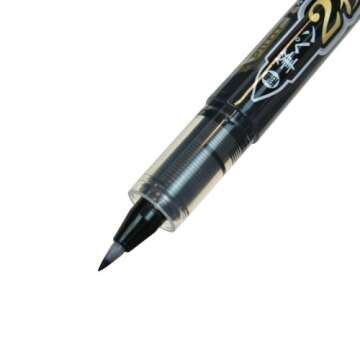 Pilot Futayaku Double-Sided Brush Pen - Black / Gray Ink