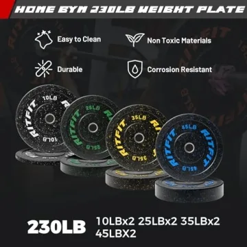 RitFit Home Gym Package with Power Rack and Weights