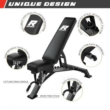 RitFit Home Gym Package with Power Rack and Weights
