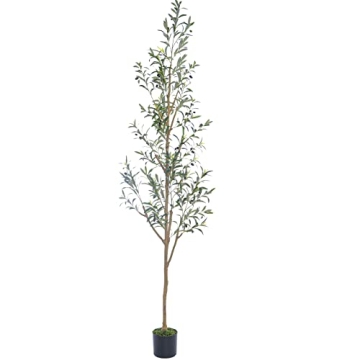 7.6FT Olive Tree - Tall, Skinny Artificial Plant