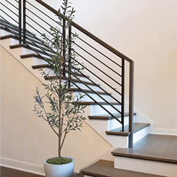 7.6FT Olive Tree - Tall, Skinny Artificial Plant