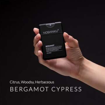 Noshinku Hand Sanitizer Refillable Natural Hand Sanitizer | Pocket Sprayer Discovery (3-Pack)