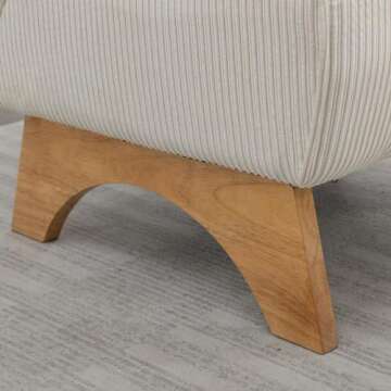 Accent Chair with Ottoman - Stylish Comfort for Any Space