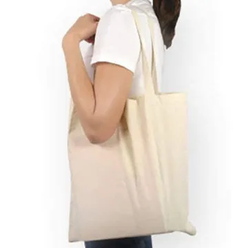 ATMOS GREEN Eco-Friendly Tote Bags 12 Pack Durable Style