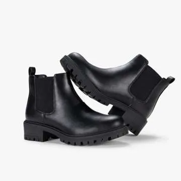 Vepose Women’s Stylish Chelsea Ankle Boots for Comfort